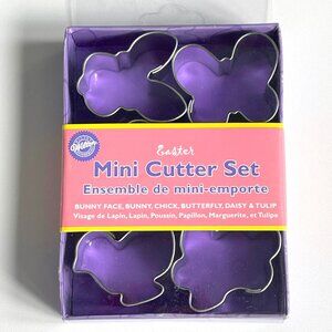 Wilton Mini Cutter Set Easter Spring Cookies Canapes Snack Cutters NIP